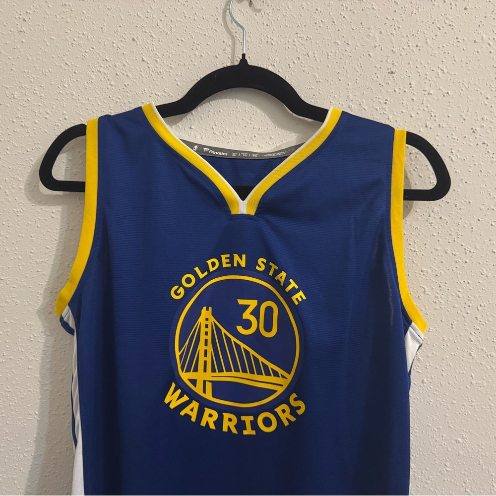 NBA Golden State Warriors Steph Curry Fanatics Jersey - Size XL - Picture 4 of 9